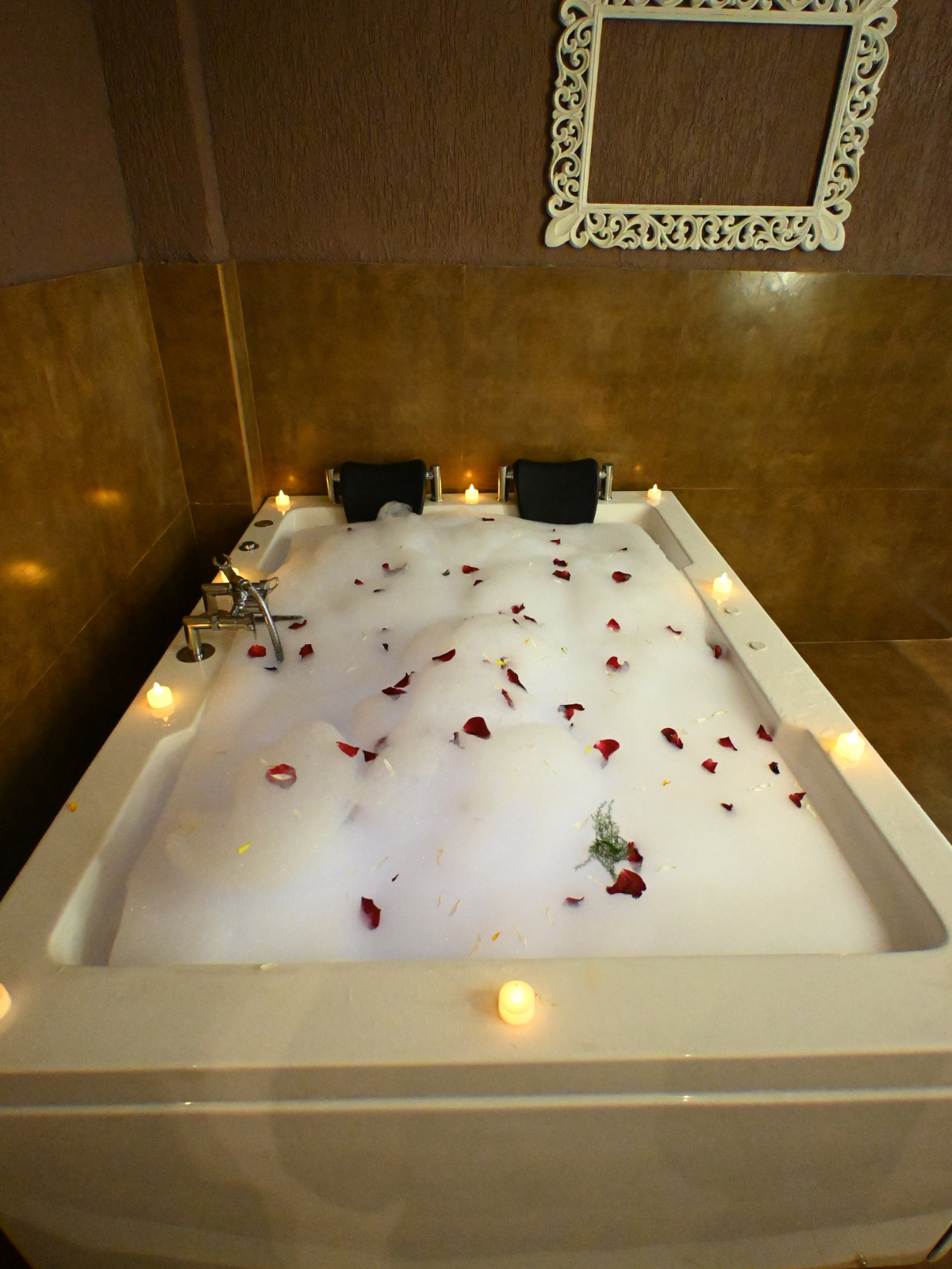 Welcoming reception area of Spa Empirewith soothing decor